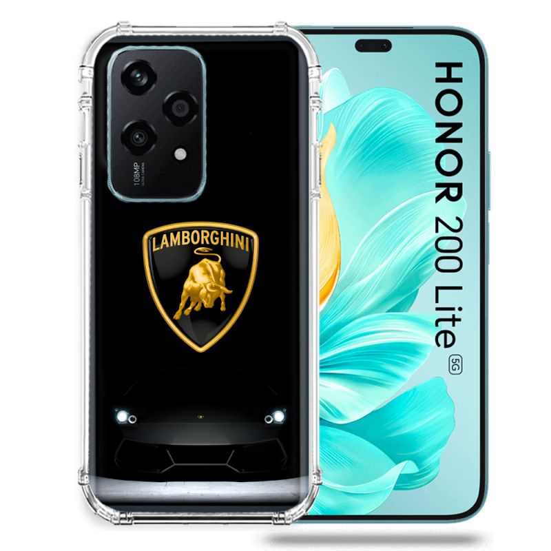 Coque Renforcée Pour Honor 200 Lite 5G Lamborghini Noir