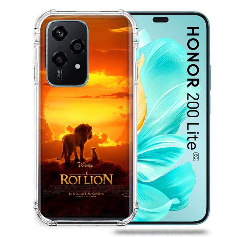 Coque Renforcée Pour Honor 200 Lite 5G Le Roi Lion Affiche