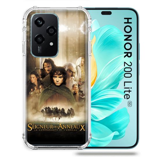 Coque Renforcée Pour Honor 200 Lite 5G Le seigneur Des Anneaux Affiche