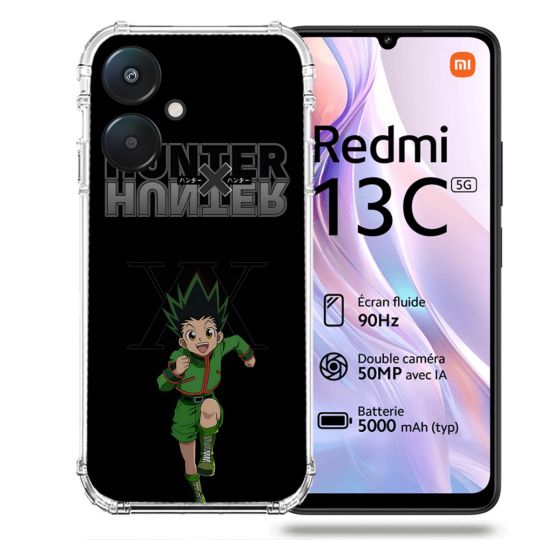 Coque Renforcée Pour Xiaomi Redmi 13C 5G Manga Hunter X Hunter Gon