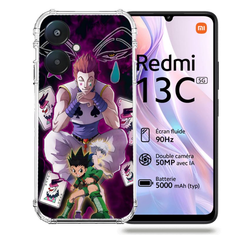 Coque Renforcée Pour Xiaomi Redmi 13C 5G Manga Hunter X Hunter Hisoka