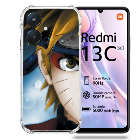 Coque Renforcée Pour Xiaomi Redmi 13C 5G Manga Naruto Blanc