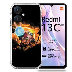 Coque Renforcée Pour Xiaomi Redmi 13C 5G Manga Naruto Noir