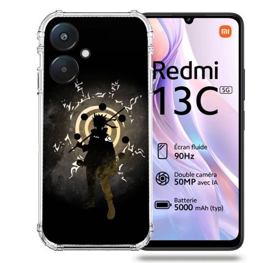 Coque Renforcée Pour Xiaomi Redmi 13C 5G Manga Naruto Sage