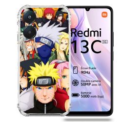 Coque Renforcée Pour Xiaomi Redmi 13C 5G Manga Naruto Team