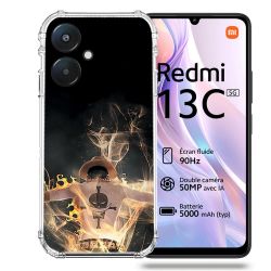 Coque Renforcée Pour Xiaomi Redmi 13C 5G Manga One Piece Ace Noir