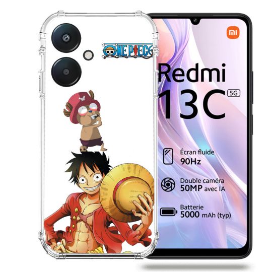 Coque Renforcée Pour Xiaomi Redmi 13C 5G Manga One Piece Chopper