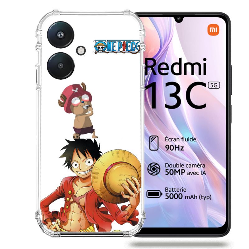 Coque Renforcée Pour Xiaomi Redmi 13C 5G Manga One Piece Chopper