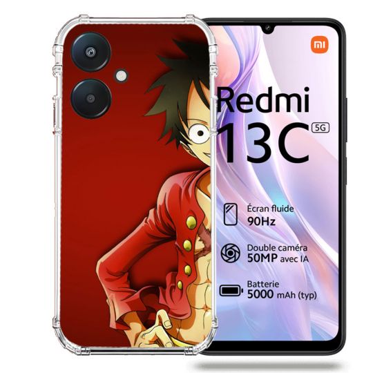 Coque Renforcée Pour Xiaomi Redmi 13C 5G Manga One Piece Luffy