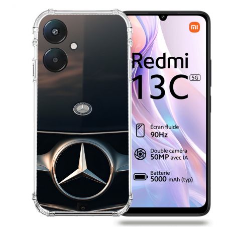 Coque Renforcée Pour Xiaomi Redmi 13C 5G Mercedes Calendre