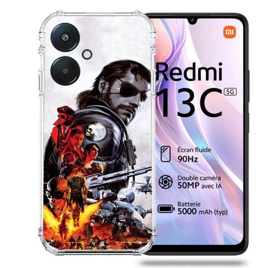 Coque Renforcée Pour Xiaomi Redmi 13C 5G Metal Gear Solid