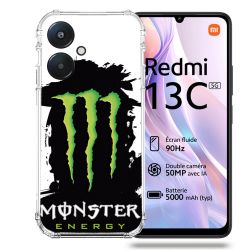 Coque Renforcée Pour Xiaomi Redmi 13C 5G Monster Energy Tache