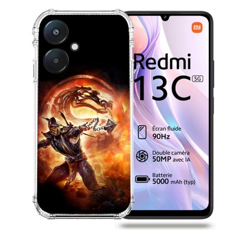 Coque Renforcée Pour Xiaomi Redmi 13C 5G Mortal Combat