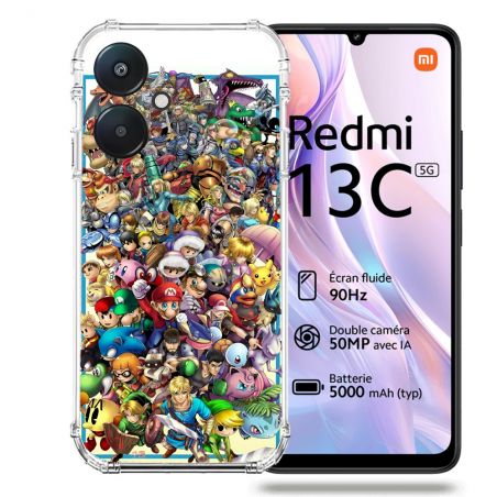 Coque Renforcée Pour Xiaomi Redmi 13C 5G Nintendo