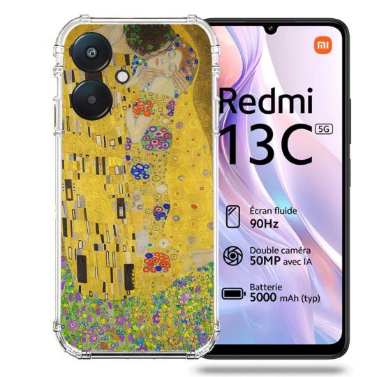 Coque Renforcée Pour Xiaomi Redmi 13C 5G Peinture Le Baiser