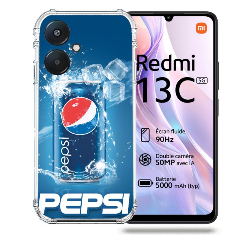 Coque Renforcée Pour Xiaomi Redmi 13C 5G Pepsi