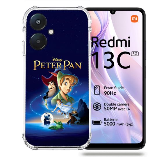 Coque Renforcée Pour Xiaomi Redmi 13C 5G Peter Pan Affiche