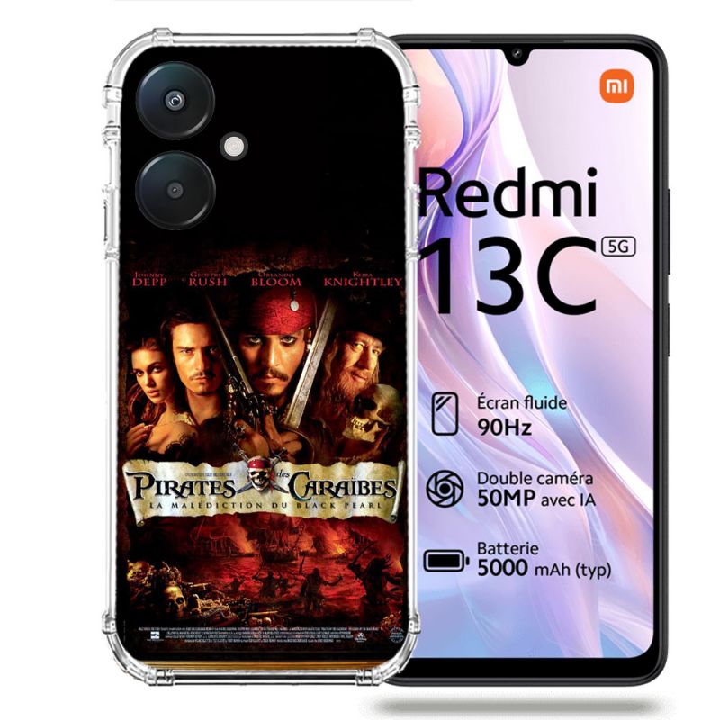 Coque Renforcée Pour Xiaomi Redmi 13C 5G Pirate Des Caraibes