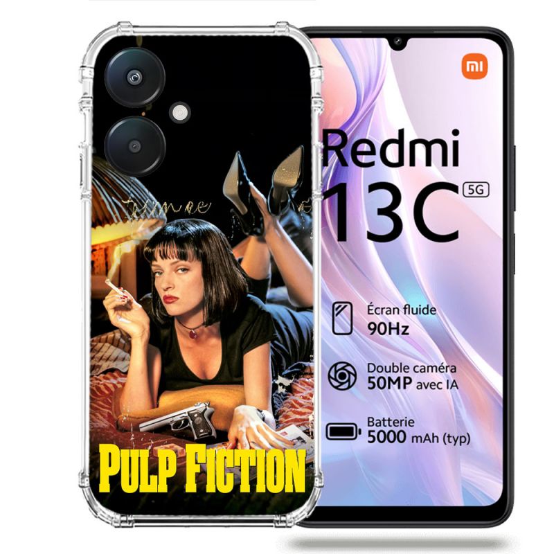 Coque Renforcée Pour Xiaomi Redmi 13C 5G Pulp Fiction Affiche