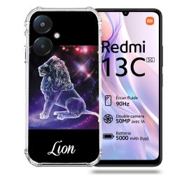 Coque Renforcée Pour Xiaomi Redmi 13C 5G Signe Zodiaque 2 Lion