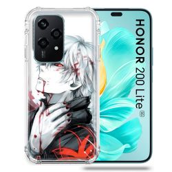 Coque Renforcée Pour Honor 200 Lite 5G Manga Tokyo Ghoul Kaneki Blanc