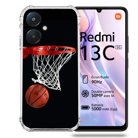 Coque Renforcée Pour Xiaomi Redmi 13C 5G Sport Basket Panier