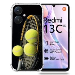 Coque Renforcée Pour Xiaomi Redmi 13C 5G Sport Tennis Balls