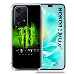 Coque Renforcée Pour Honor 200 Lite 5G Monster Energy Vert