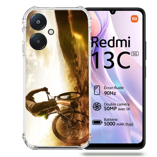 Coque Renforcée Pour Xiaomi Redmi 13C 5G Sport VTT Soleil