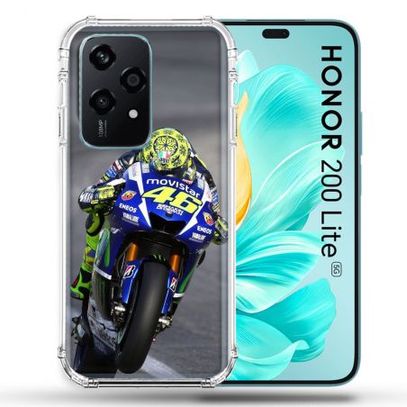 Coque Renforcée Pour Honor 200 Lite 5G Moto Course GP Wheeling 46