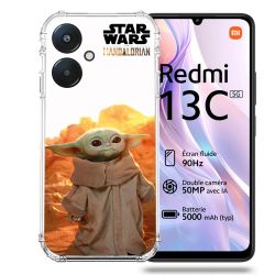 Coque Renforcée Pour Xiaomi Redmi 13C 5G Star Wars - Yoda bebe soleil