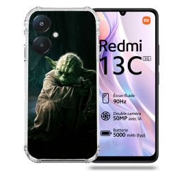 Coque Renforcée Pour Xiaomi Redmi 13C 5G Star Wars - Yoda sombre
