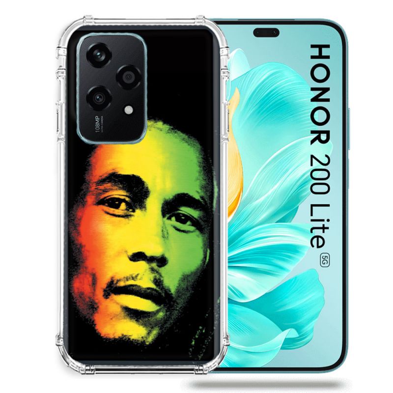 Coque Renforcée Pour Honor 200 Lite 5G Musique Bob Marley 2