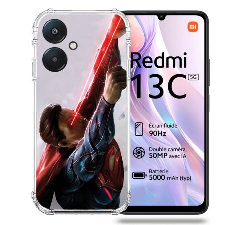 Coque Renforcée Pour Xiaomi Redmi 13C 5G Superman Laser