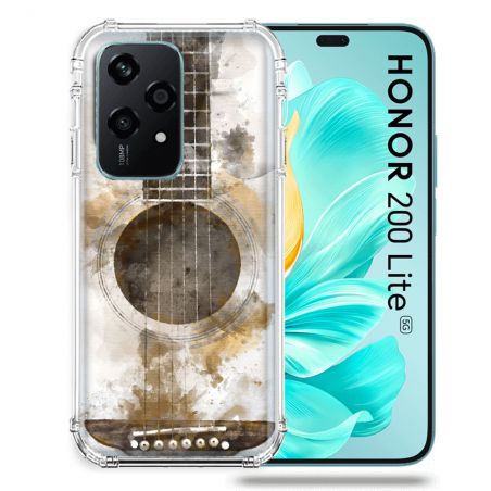Coque Renforcée Pour Honor 200 Lite 5G Musique Guitare Tag