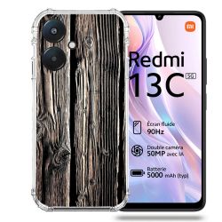 Coque Renforcée Pour Xiaomi Redmi 13C 5G Texture Bois