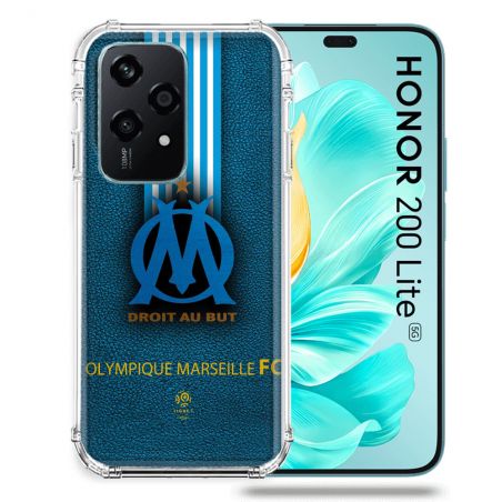 Coque Renforcée Pour Honor 200 Lite 5G Olympique Marseille OM Bande