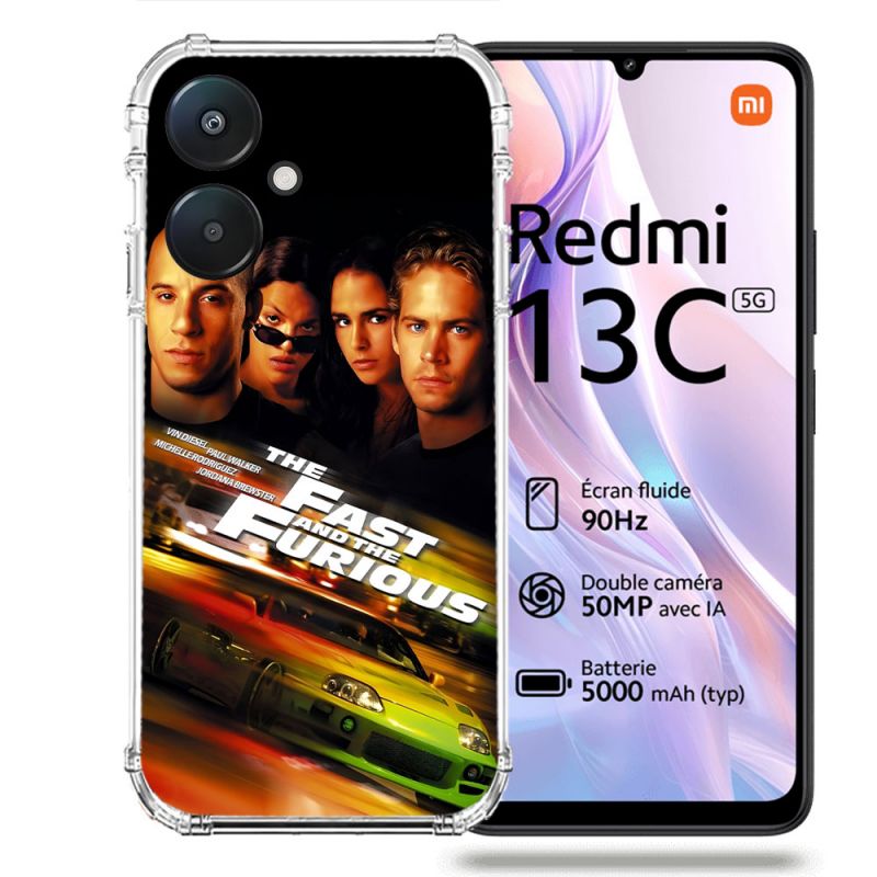 Coque Renforcée Pour Xiaomi Redmi 13C 5G The Fast And Furious