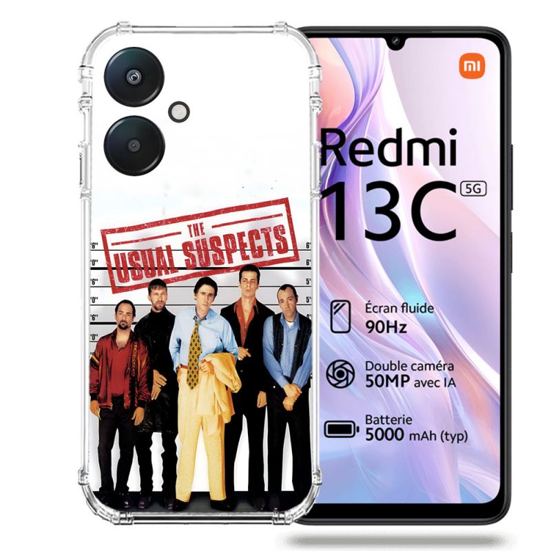 Coque Renforcée Pour Xiaomi Redmi 13C 5G The Usual Suspect Affiche