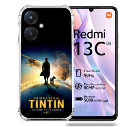 Coque Renforcée Pour Xiaomi Redmi 13C 5G Tintin Affiche
