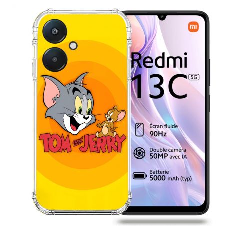 Coque Renforcée Pour Xiaomi Redmi 13C 5G Tom Jerry