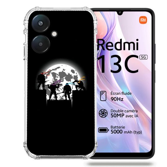 Coque Renforcée Pour Xiaomi Redmi 13C 5G Tortue Ninja Ombre