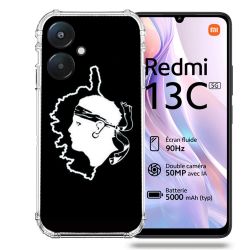 Coque Renforcée Pour Xiaomi Redmi 13C 5G Voyage Corse Noir