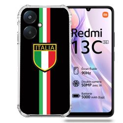 Coque Renforcée Pour Xiaomi Redmi 13C 5G Voyage Italie 3 Noir