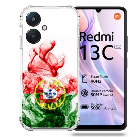 Coque Renforcée Pour Xiaomi Redmi 13C 5G Voyage Portugal Flamme