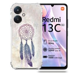 Coque Renforcée Pour Xiaomi Redmi 13C 5G Zen Attrape Reve Blanc