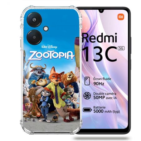 Coque Renforcée Pour Xiaomi Redmi 13C 5G Zootopia