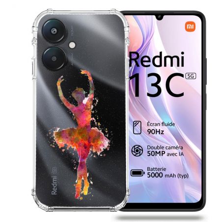 Coque Transparente Pour Xiaomi Redmi 13C 5G Danseuse etoile