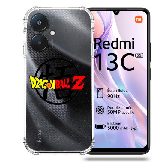 Coque Transparente Pour Xiaomi Redmi 13C 5G Dragon Ball Logo
