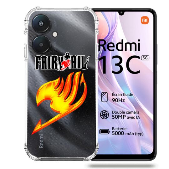 Coque Transparente Pour Xiaomi Redmi 13C 5G Fairy Tail